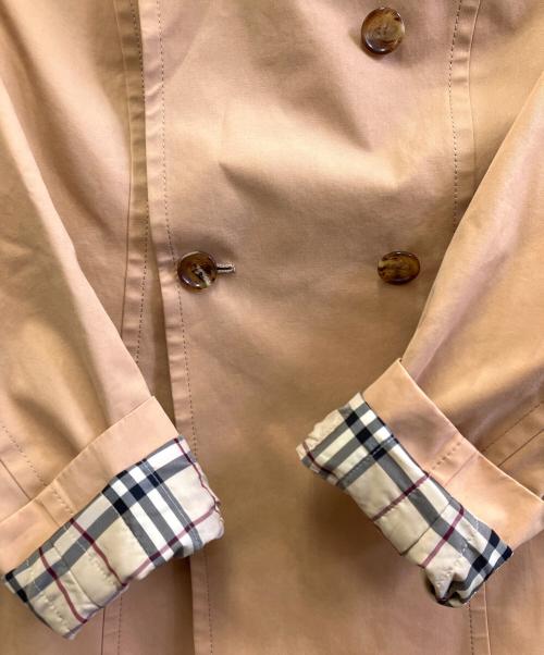 BURBERRY（バーバリー）BURBERRY (バーバリー) ショートトレンチコート ブラウン サイズ:40の古着・服飾アイテム
