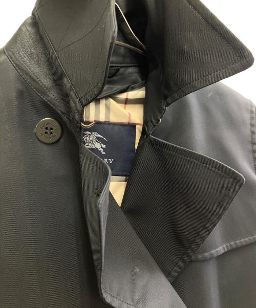 BURBERRY LONDON（バーバリーロンドン）BURBERRY LONDON (バーバリーロンドン) ハーフトレンチコート ブラック サイズ:38の古着・服飾アイテム