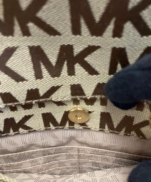 MICHAEL KORS（マイケル・コース）MICHAEL KORS (マイケル・コース) トートバッグ ベージュ×ブラウンの古着・服飾アイテム