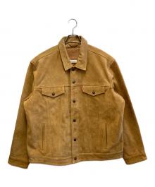 LEVI'S PReMIUM（リーバイス プレミアム）の古着「スウェードトラッカージャケット」｜ブラウン