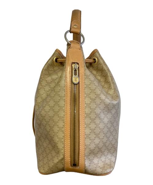 CELINE（セリーヌ）CELINE (セリーヌ) 巾着バッグ ブラウンの古着・服飾アイテム