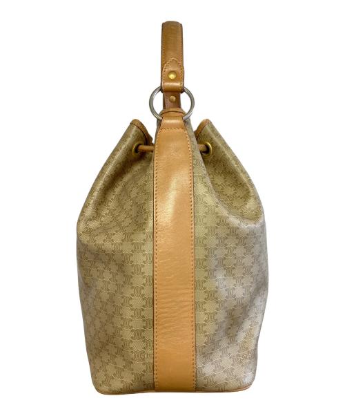 CELINE（セリーヌ）CELINE (セリーヌ) 巾着バッグ ブラウンの古着・服飾アイテム