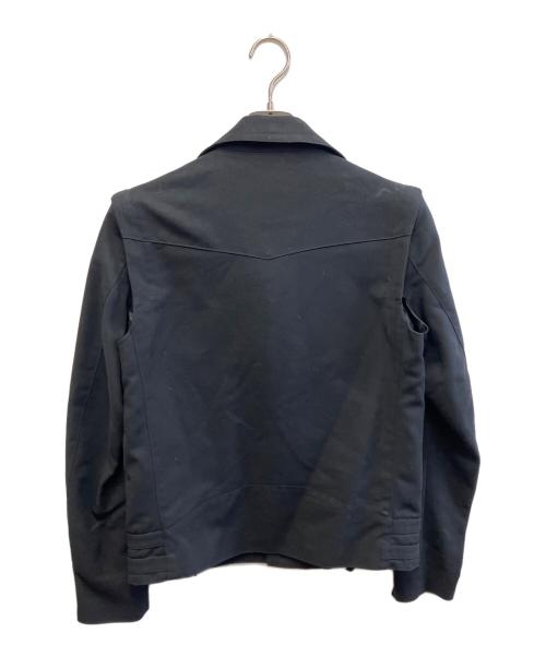 JOHN LAWRENCE SULLIVAN（ジョン ローレンス サリバン）JOHN LAWRENCE SULLIVAN (ジョン ローレンス サリバン) ダブルライダースジャケット ブラック サイズ:36の古着・服飾アイテム