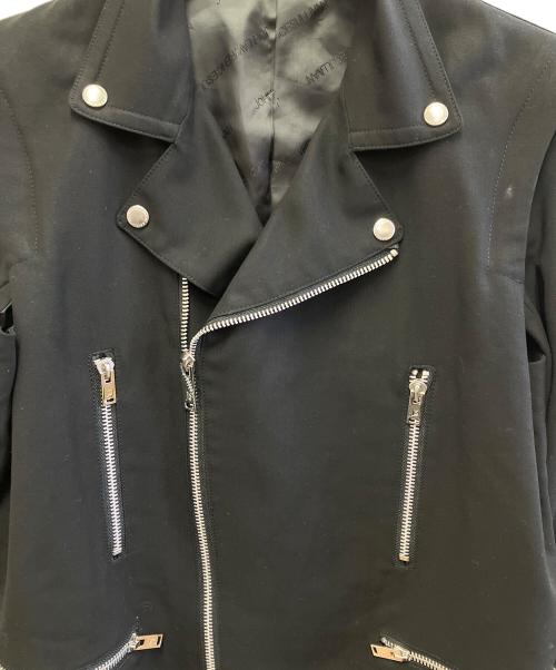 JOHN LAWRENCE SULLIVAN（ジョン ローレンス サリバン）JOHN LAWRENCE SULLIVAN (ジョン ローレンス サリバン) ダブルライダースジャケット ブラック サイズ:36の古着・服飾アイテム