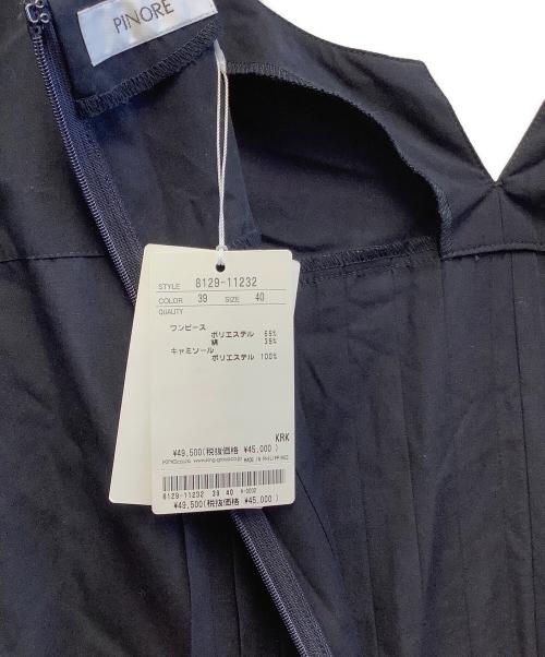 PINORE（ピノーレ）PINORE (ピノーレ) ワンピース ネイビー サイズ:40 未使用品の古着・服飾アイテム