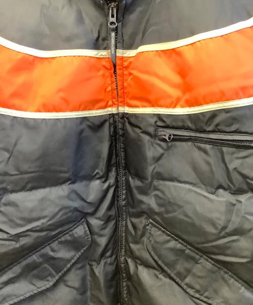 HARLEY-DAVIDSON（ハーレーダビッドソン）HARLEY-DAVIDSON (ハーレーダビッドソン) ダウンジャケット オレンジ×ブラック サイズ:Lの古着・服飾アイテム