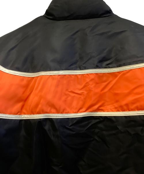 HARLEY-DAVIDSON（ハーレーダビッドソン）HARLEY-DAVIDSON (ハーレーダビッドソン) ダウンジャケット オレンジ×ブラック サイズ:Lの古着・服飾アイテム