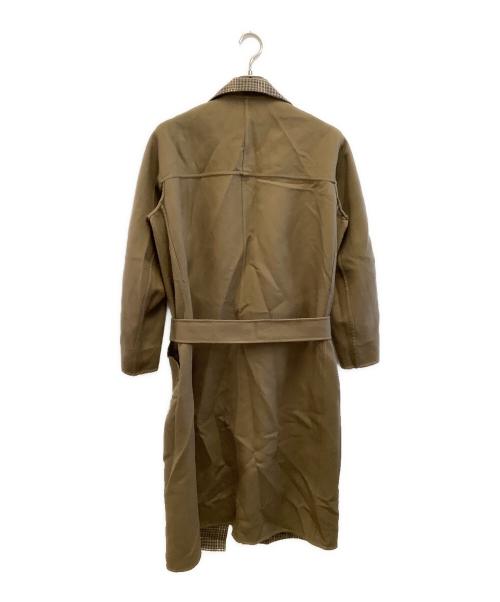 MACKINTOSH PHILOSOPHY（マッキントッシュ フィロソフィー）MACKINTOSH PHILOSOPHY (マッキントッシュ フィロソフィー) リバーシブルコート ブラウン×ベージュ サイズ:36の古着・服飾アイテム
