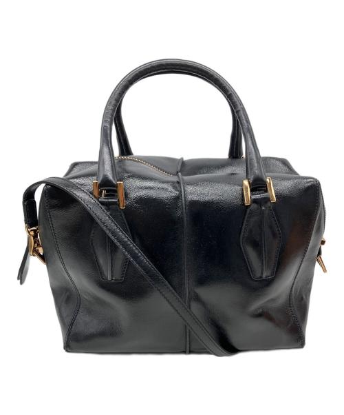 TOD'S（トッズ）TOD'S (トッズ) 2WAYショルダーバッグ ブラックの古着・服飾アイテム