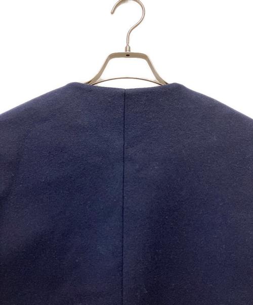 theory luxe（セオリーリュクス）theory luxe (セオリーリュクス) ノーカラーコート ネイビー サイズ:38 未使用品の古着・服飾アイテム
