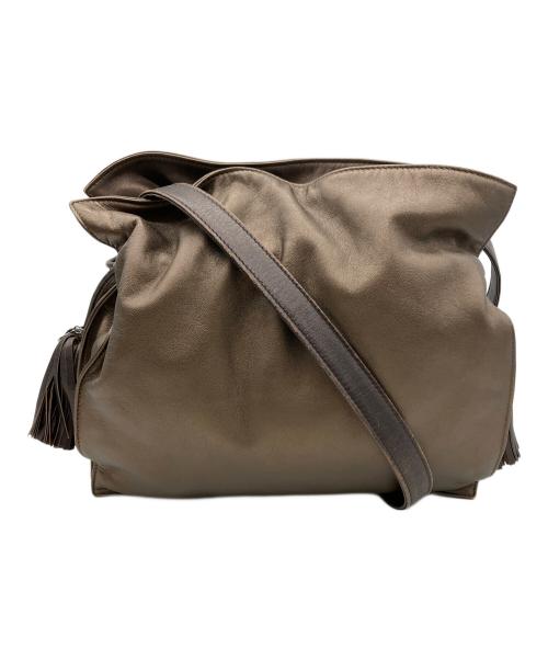 LOEWE（ロエベ）LOEWE (ロエベ) ショルダーバッグ ゴールドの古着・服飾アイテム