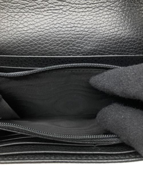 GUCCI（グッチ）GUCCI (グッチ) 長財布 ブラックの古着・服飾アイテム