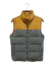 Patagonia（パタゴニア）の古着「ダウンベスト」｜ベージュ×グレー