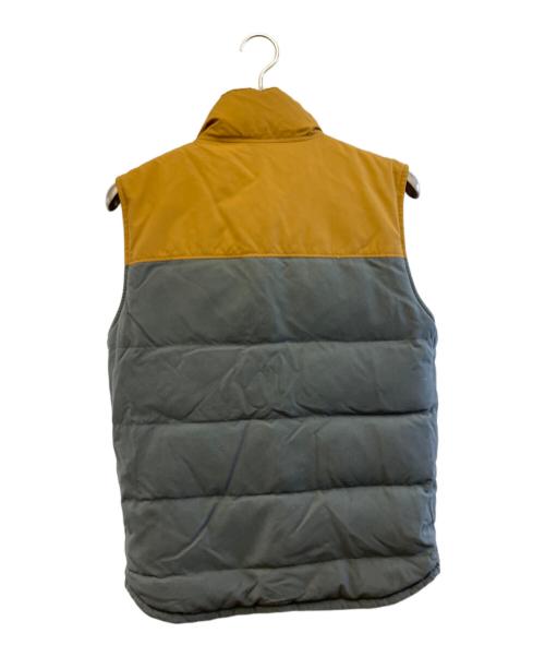Patagonia（パタゴニア）Patagonia (パタゴニア) ダウンベスト ベージュ×グレー サイズ:記載なしの古着・服飾アイテム