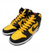 NIKEナイキ）の古着「ハイカットスニーカー」｜イエロー×ブラック