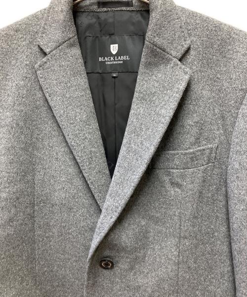 BLACK LABEL CRESTBRIDGE（ブラックレーベル クレストブリッジ）BLACK LABEL CRESTBRIDGE (ブラックレーベル クレストブリッジ) チェスターコート グレー サイズ:LLの古着・服飾アイテム
