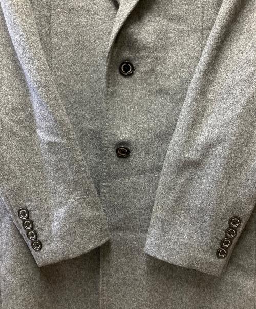 BLACK LABEL CRESTBRIDGE（ブラックレーベル クレストブリッジ）BLACK LABEL CRESTBRIDGE (ブラックレーベル クレストブリッジ) チェスターコート グレー サイズ:LLの古着・服飾アイテム