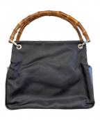 GUCCIグッチ）の古着「バンブーハンドバッグ」｜ブラック