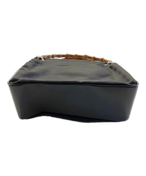 GUCCI（グッチ）GUCCI (グッチ) バンブーハンドバッグ ブラックの古着・服飾アイテム