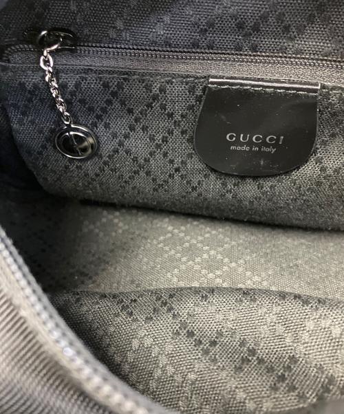 GUCCI（グッチ）GUCCI (グッチ) バンブーハンドバッグ ブラックの古着・服飾アイテム
