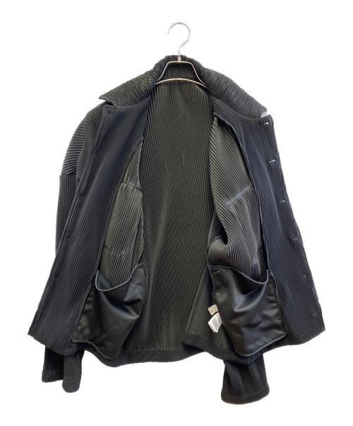 Toironier（トワロニエ）Toironier (トワロニエ) プリーツドレープシャツジャケット ブラック サイズ:Fの古着・服飾アイテム