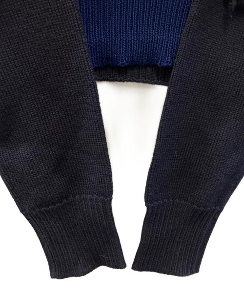 MM6 Maison Margiela（エムエムシックスメゾンマルジェラ）MM6 Maison Margiela (エムエムシックスメゾンマルジェラ) 厚手ニット ブラック サイズ:Mの古着・服飾アイテム