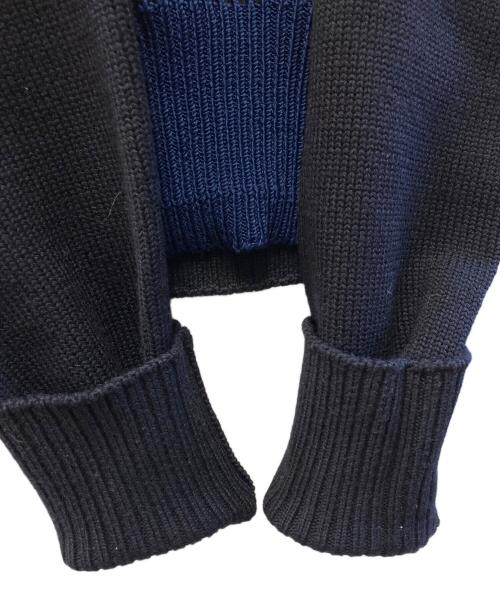 MM6 Maison Margiela（エムエムシックスメゾンマルジェラ）MM6 Maison Margiela (エムエムシックスメゾンマルジェラ) 厚手ニット ブラック サイズ:Mの古着・服飾アイテム