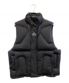 中古・古着通販】DESCENTE (デサント) ダウンベスト グレー サイズ:L