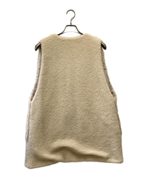 house of lotus（ハウスオブロータス）HOUSE OF LOTUS (ハウスオブロータス) ボアベストコート アイボリー サイズ:Mの古着・服飾アイテム