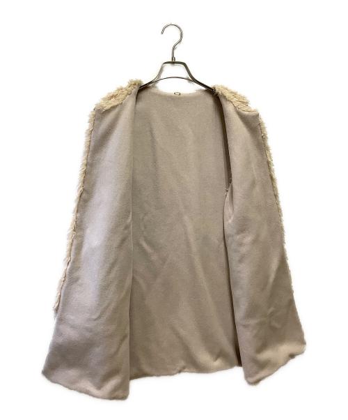 house of lotus（ハウスオブロータス）HOUSE OF LOTUS (ハウスオブロータス) ボアベストコート アイボリー サイズ:Mの古着・服飾アイテム