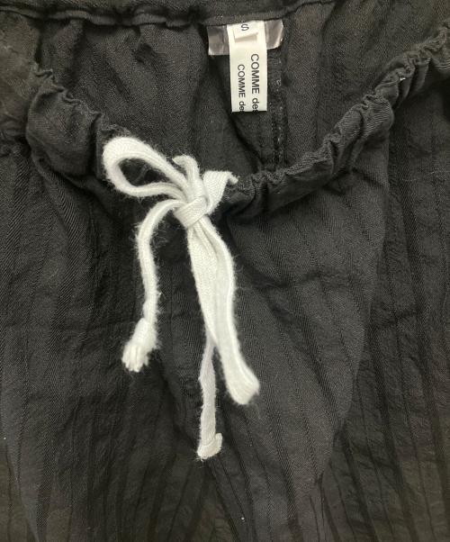 COMME des GARCONS（コムデギャルソン）COMME des GARCONS (コムデギャルソン) サルエルパンツ ブラック サイズ:Sの古着・服飾アイテム