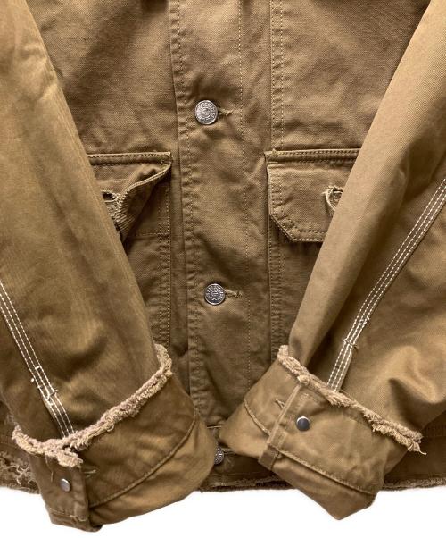 DIESEL（ディーゼル）DIESEL (ディーゼル) 切替ジャケット ベージュ サイズ:Lの古着・服飾アイテム