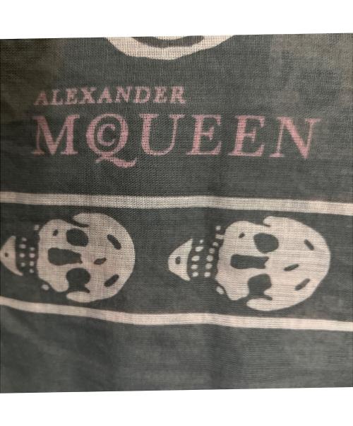 ALEXANDER McQUEEN（アレキサンダーマックイーン）ALEXANDER McQUEEN (アレキサンダーマックイーン) スカーフ グレーの古着・服飾アイテム