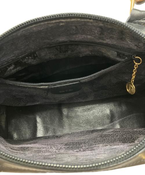 GUCCI（グッチ）GUCCI (グッチ) ミニボストンバッグ ブラック×ブラウンの古着・服飾アイテム