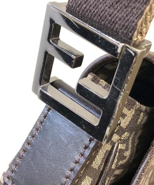 FENDI（フェンディ）FENDI (フェンディ) ショルダーバッグ ブラウン×ベージュの古着・服飾アイテム
