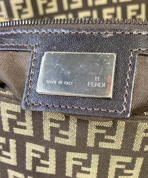 FENDI（フェンディ）FENDI (フェンディ) ショルダーバッグ ブラウン×ベージュの古着・服飾アイテム