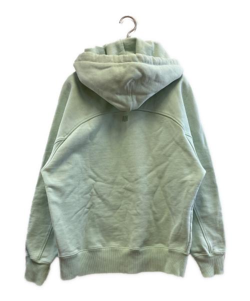 AMI PARIS（アミ パリス）AMI PARIS (アミ パリス) 刺繍パーカー グリーン サイズ:Sの古着・服飾アイテム