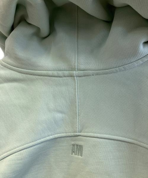 AMI PARIS（アミ パリス）AMI PARIS (アミ パリス) 刺繍パーカー グリーン サイズ:Sの古着・服飾アイテム
