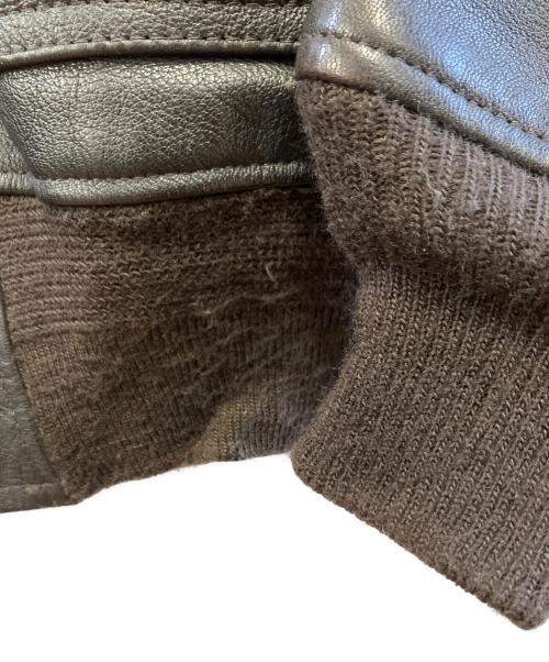 Insignia Leather Co.（インシグニアレザー）Insignia Leather Co. (インシグニアレザー) G1フライトジャケット ブラウン サイズ:36の古着・服飾アイテム