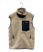 Patagoniaパタゴニア）の古着「フリースベスト」｜ベージュ