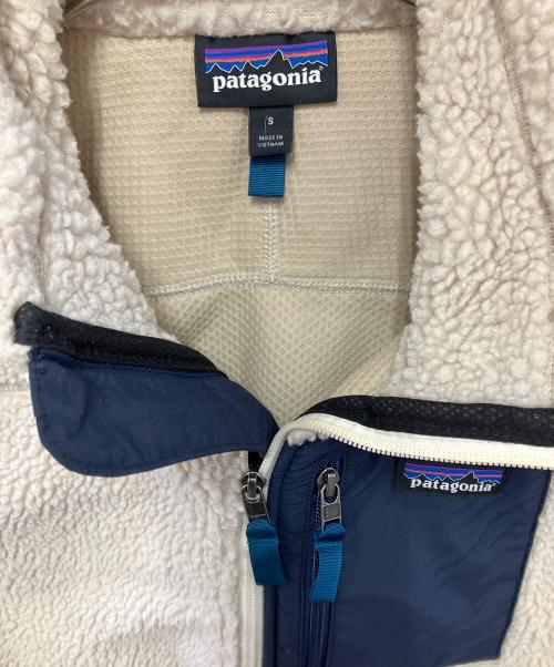 Patagonia（パタゴニア）Patagonia (パタゴニア) フリースベスト ベージュ サイズ:Sの古着・服飾アイテム