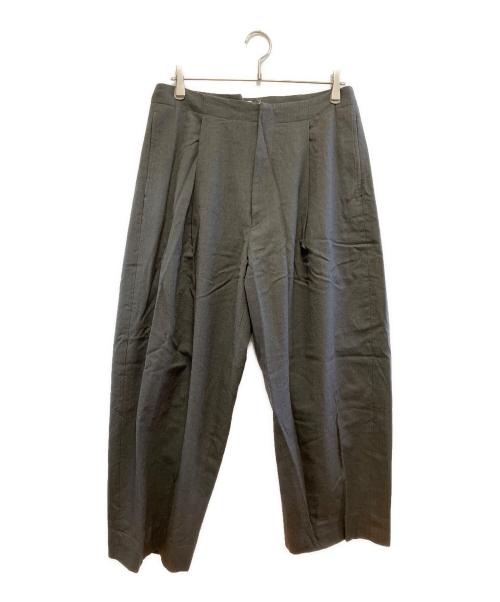 BLURHMS（ブラームス）BLURHMS (ブラームス) ウールスラックス グレー サイズ:2の古着・服飾アイテム