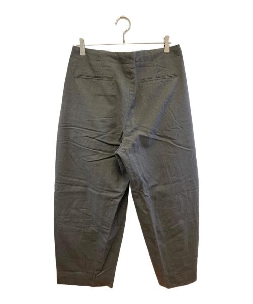 BLURHMS（ブラームス）BLURHMS (ブラームス) ウールスラックス グレー サイズ:2の古着・服飾アイテム