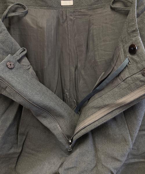 BLURHMS（ブラームス）BLURHMS (ブラームス) ウールスラックス グレー サイズ:2の古着・服飾アイテム