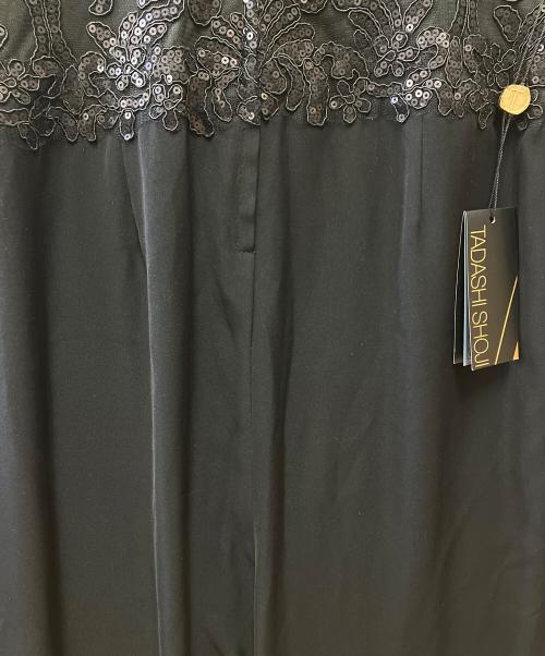 TADASHI SHOJI（タダシ ショージ）TADASHI SHOJI (タダシ ショージ) ノースリーブワンピース アイボリー×ブラック サイズ:6の古着・服飾アイテム