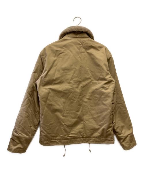 AVIREX（アヴィレックス）AVIREX (アヴィレックス) N-1 PLANE デッキジャケット ベージュ サイズ:XLの古着・服飾アイテム