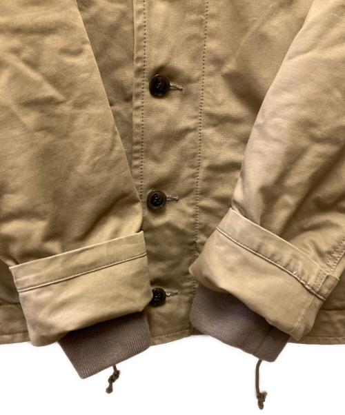 AVIREX（アヴィレックス）AVIREX (アヴィレックス) N-1 PLANE デッキジャケット ベージュ サイズ:XLの古着・服飾アイテム