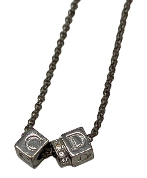 Christian Dior（クリスチャン ディオール）Christian Dior (クリスチャン ディオール) CDロゴ ダイスネックレスの古着・服飾アイテム
