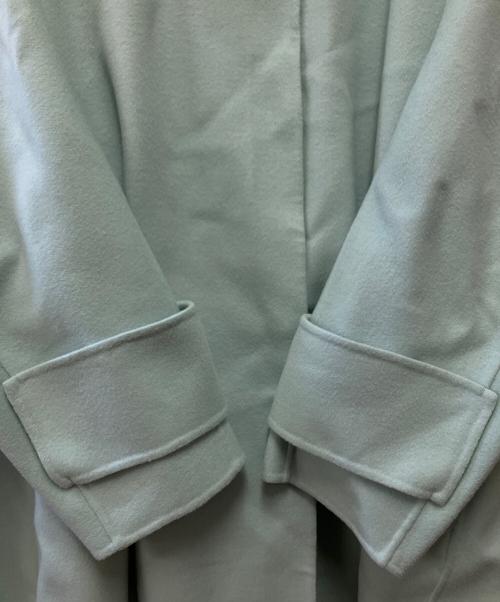 LE PHIL（ル フィル）LE PHIL (ル フィル) ソフトウールリバーポンチョ スカイブルー サイズ:1の古着・服飾アイテム