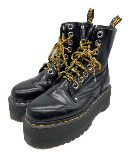 Dr.Martens（ドクターマーチン）Dr.Martens (ドクターマーチン) jadon max 8 ホール ブーツ ブラック サイズ:UK6の古着・服飾アイテム
